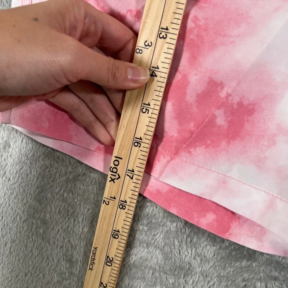 Calvin Klein Swim Trunks Mens Medium Pink Tie Dye‎ 7